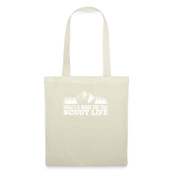 Insigne scout - Sac en tissu - nature - Devant