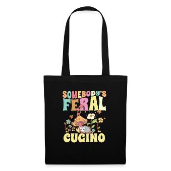 Somebody's Feral Cugino Italian Cousin Opossum - Tote Bag - black - Front
