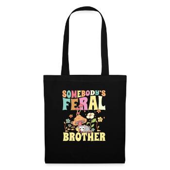 Somebody’s Feral Brother Wild Bro Opossum Groovy - Sac en tissu - noir - Devant