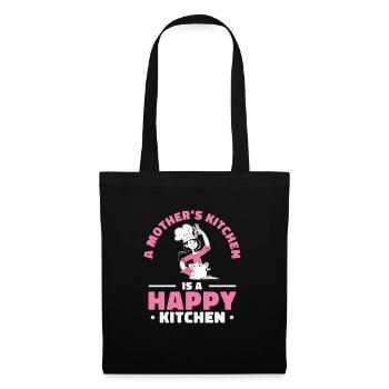 Fête des mères Vacances Grand-mère Cuisine Maman - Sac en tissu - noir - Devant