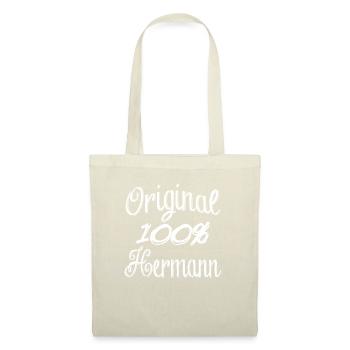 Original 100% Hermann - Stoffbeutel - Natur - Vorne