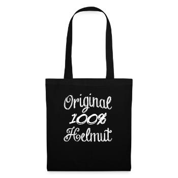 Original 100% Helmut - Stoffbeutel - Schwarz - Vorne