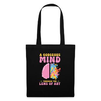 Mois de la sensibilisation artistique pour - Sac en tissu - noir - Devant