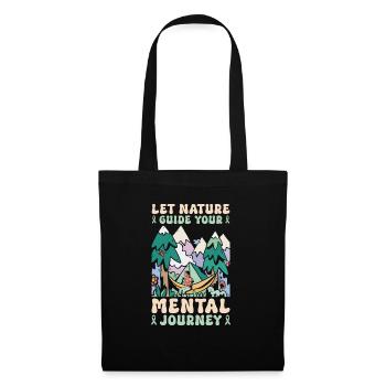 Santé mentale Nature Environnement - Sac en tissu - noir - Devant