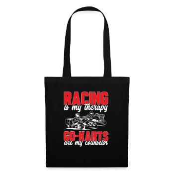 Go Kart Racing Karting Karting - Tote Bag - black - Front