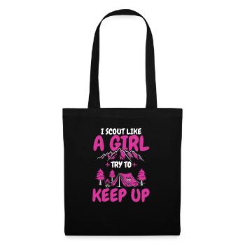 Boy Scout Girl - Tote Bag - black - Front