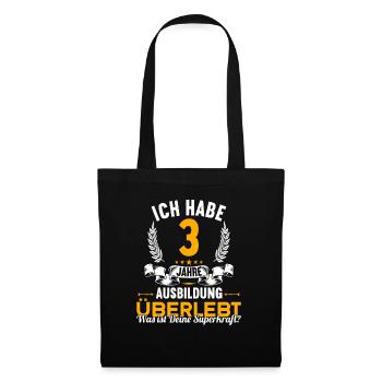 Geselle Gesellenprüfung bestanden Gesellen - Stoffbeutel - Schwarz - Vorne