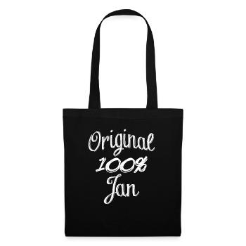 Original 100% Jan - Tote Bag - black - Front