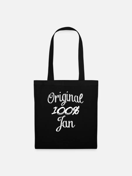 Original 100% Jan - Stoffbeutel - Schwarz