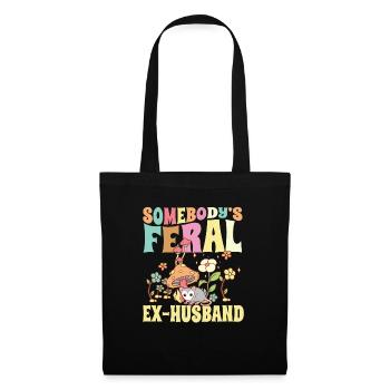 L’ex-mari sauvage de quelqu’un Champignon opossum sauvage - Sac en tissu - noir - Devant