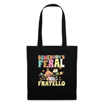 Somebody's Feral Fratello Italian Brother Opossum - Tote Bag - black - Front