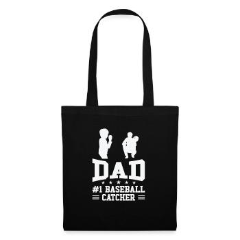 Sport Dad Vatertag Sport Team Fan Hobby - Stoffbeutel - Schwarz - Vorne