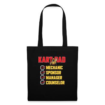 Go Kart Racing Karting Karting - Tote Bag - black - Front