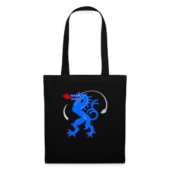 Panthère professionnelle de golf - Sac en tissu - noir - Devant