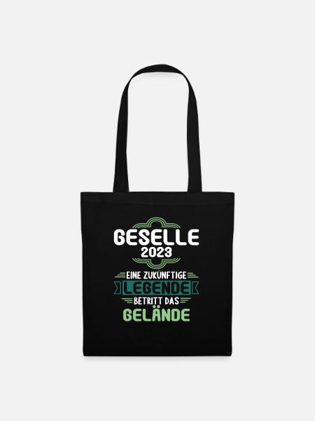 Geselle Gesellenprüfung bestanden Gesellen - Stoffbeutel - Schwarz