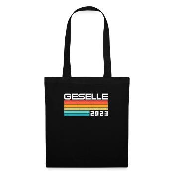 Geselle Gesellenprüfung bestanden Gesellen - Stoffbeutel - Schwarz - Vorne
