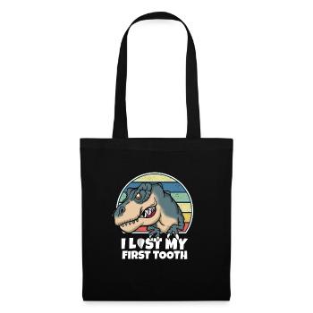 Dents dentaires Dentiste Dentiste - Sac en tissu - noir - Devant