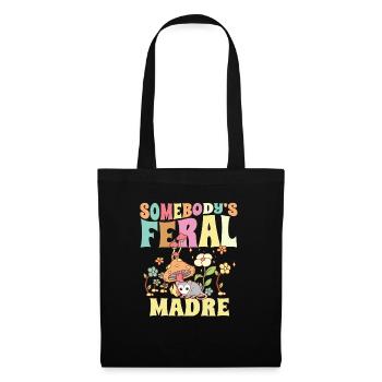 Quelqu’un Madre sauvage Maman espagnole Maman sauvage - Sac en tissu - noir - Devant