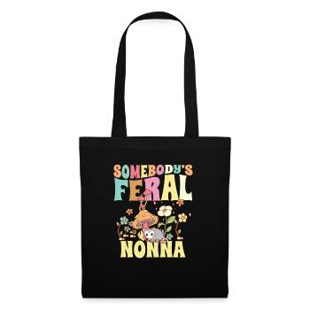 Somebody's Feral Nonna Italian Grandma Wild - Tote Bag - black - Front