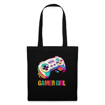 Console de jeu PC Gamer Girl Gamer Girl - Sac en tissu - noir - Devant