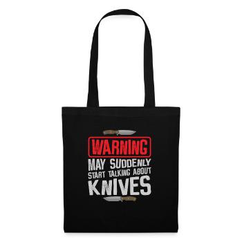 Knifemaking Knife Making Bladesmith Smithing Knife - Tote Bag - black - Front