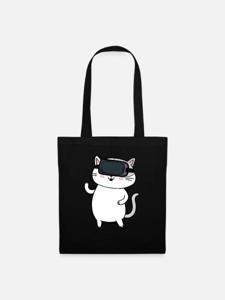 Virtual Reality VR Geschenk - Stoffbeutel - Schwarz