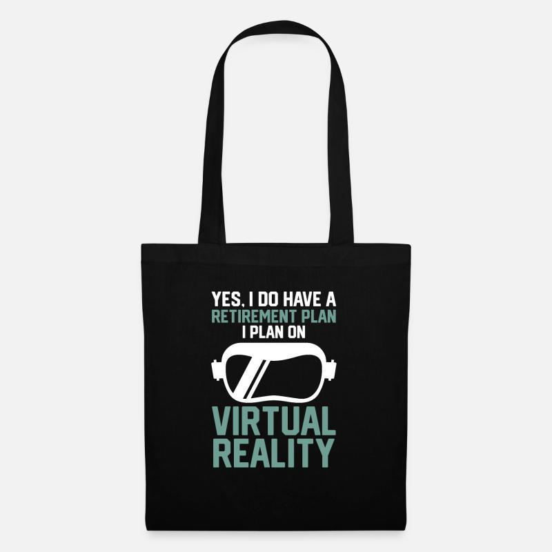 Virtual Reality VR Gift - Tote Bag - black