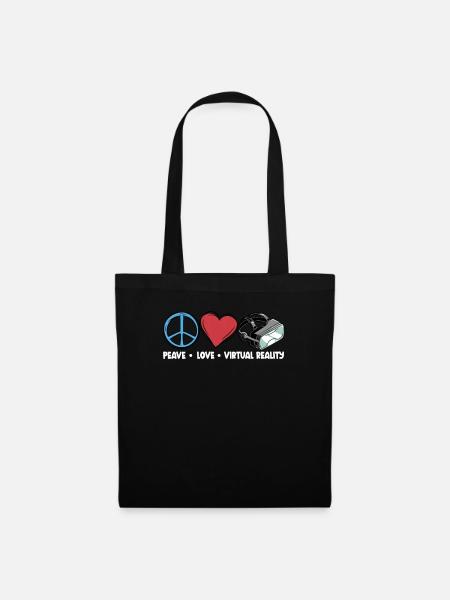 Virtual Reality VR Geschenk - Stoffbeutel - Schwarz