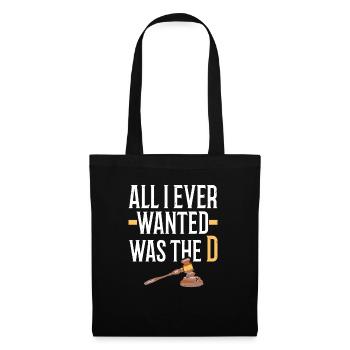 Juris Doctor Jurisprudence Droit Avocat Avocat - Sac en tissu - noir - Devant