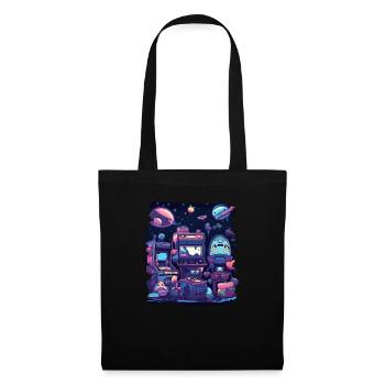 Arcade Gaming Retro Slots Games 80s Gamer - Tote Bag - black - Front