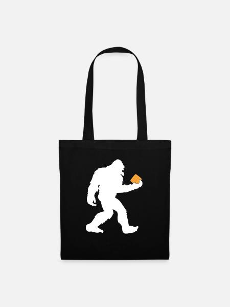 Bigfoot Waffel - Stoffbeutel - Schwarz