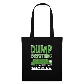 Garbage trucks, garbage day, garbage collection - Tote Bag - black - Front
