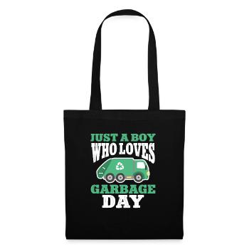 Garbage trucks, garbage day, garbage collection - Tote Bag - black - Front