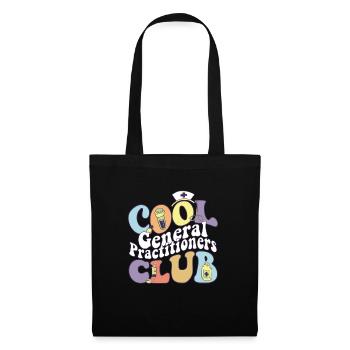 Cool General Practitioners Club Medical Doctor - Stoffbeutel - Schwarz - Vorne