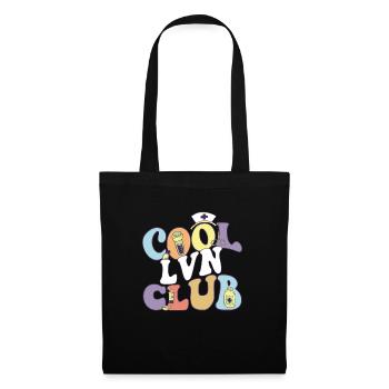 Cool Lvn Club Infirmière infirmière autorisée médicale - Sac en tissu - noir - Devant