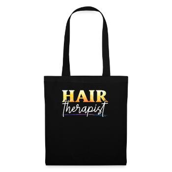 Coiffeur Coupe de cheveux Coiffeur Barbier Barbier - Sac en tissu - noir - Devant