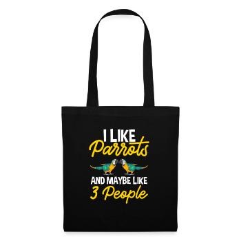 Yellow-breasted Macaw Parrot Blue And Yellow Macaw - Tote Bag - black - Front