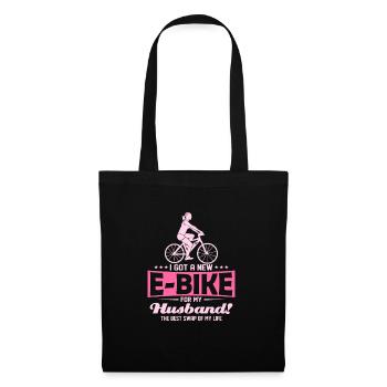I Got A New E-Bike For My Wife! Electric Pedelec - Tote Bag - black - Front