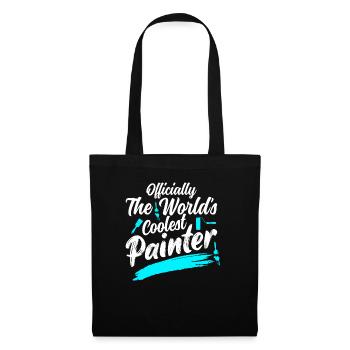 Officiellement la profession de peintre la plus cool au monde - Sac en tissu - noir - Devant