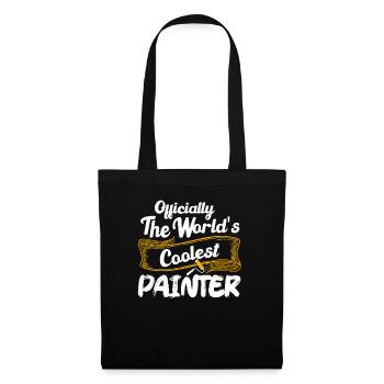 Officially The World's Coolest Painter Job Profess - Tote Bag - black - Front