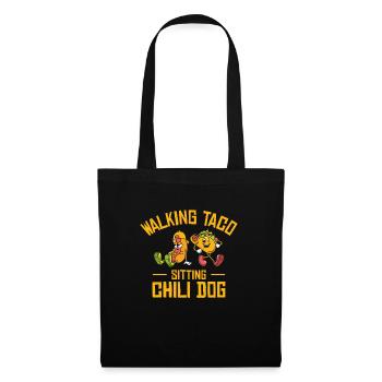 Chili Dog Hot dog Sausage Fastfood - Tote Bag - black - Front