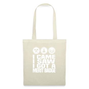 Insigne scout - Sac en tissu - nature - Devant