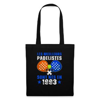 Meilleur Padéliste Né En 1993 - Sac en tissu - noir - Devant