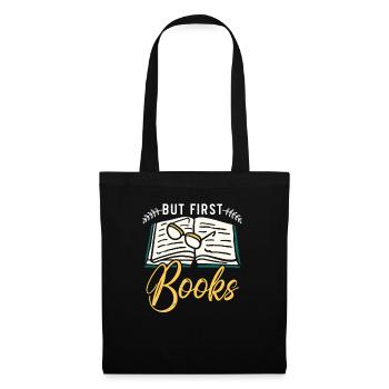 Book Lover Bookworm Reading Librarian Education - Tote Bag - black - Front