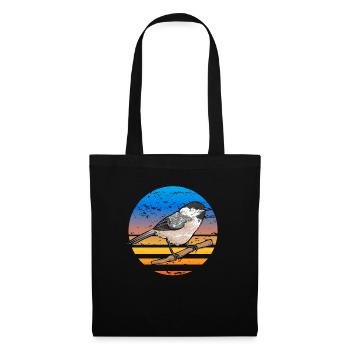 Bird Chickadee Bird Watching - Tote Bag - black - Front