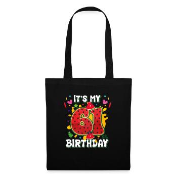 61st Birthday Watermelon - Tote Bag - black - Front