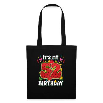 52nd Birthday Watermelon - Tote Bag - black - Front