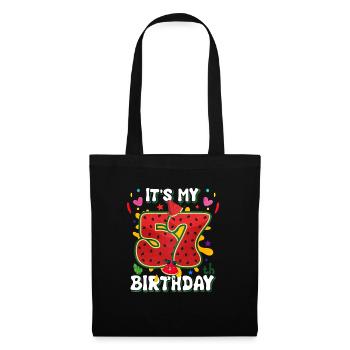 57th Birthday Watermelon - Tote Bag - black - Front