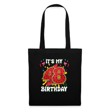 48th Birthday Watermelon - Tote Bag - black - Front