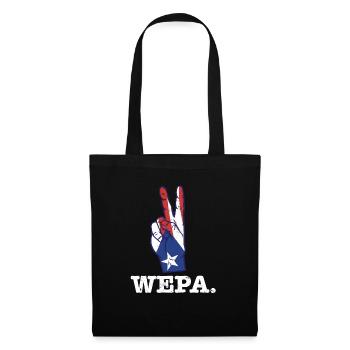 Fière fierté latino-portoricaine Latina Wepa - Sac en tissu - noir - Devant
